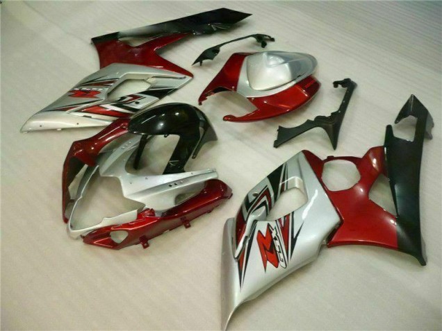 05-06 Rot Weiß GSXR 1000 Motorrad Verkleidungen