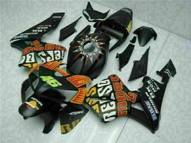 05-06 Schwarz CBR600RR Motor Vollverkleidung 05-06 Schwarz CBR600RR Motor Vollverkleidung