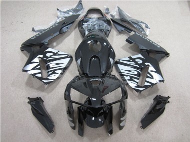 05-06 Schwarz CBR600RR Motorrad Vollverkleidung
