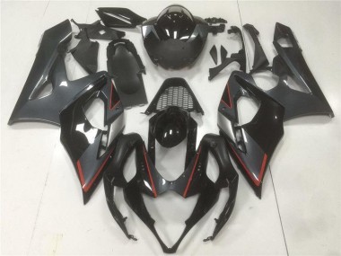 05-06 Schwarz Grau GSXR 1000 Motorrad Verkleidung