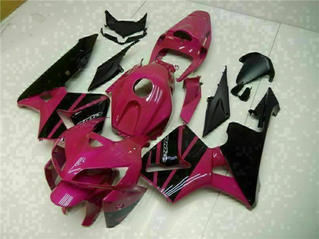 05-06 Schwarz Lila CBR600RR Motorrad Verkleidung