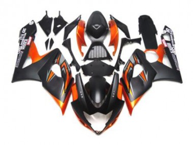 05-06 Schwarz Orange GSXR 1000 Motorrad Verkleidung