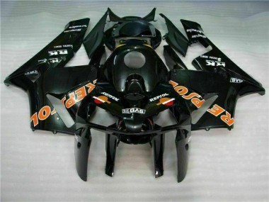 05-06 Schwarz Repsol CBR600RR Motorrad Verkleidung