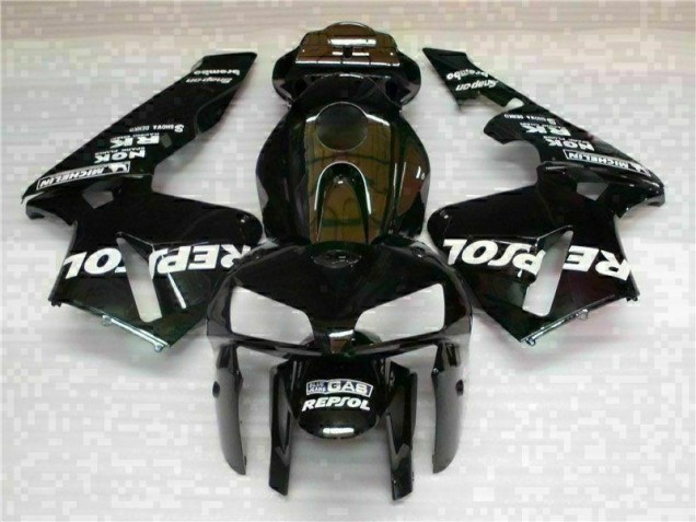 05-06 Schwarz Repsol CBR600RR Motorrad Verkleidungen