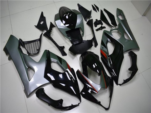 05-06 Schwarz Silber GSXR 1000 Motorrad Verkleidung 05-06 Schwarz Silber GSXR 1000 Motorrad Verkleidung