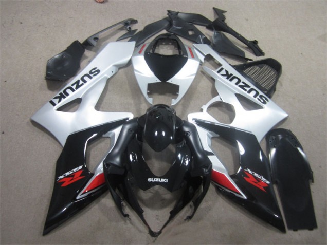 05-06 Schwarz Weiß GSXR 1000 Motorrad Verkleidung