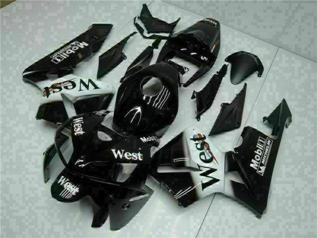 05-06 Schwarz West CBR600RR Motorrad Verkleidung