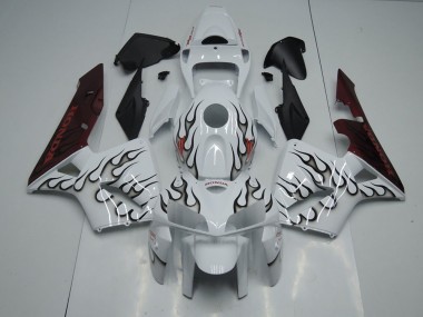 05-06 Schwarze Flamme CBR600RR Motorrad Verkleidung