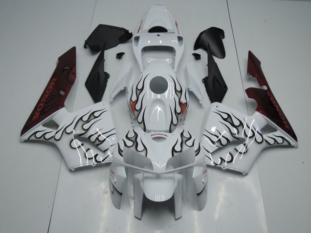 05-06 Schwarze Flamme CBR600RR Motorrad Verkleidung