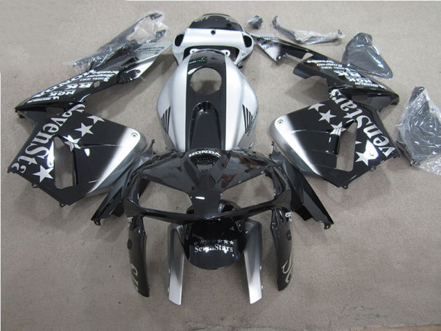 05-06 Schwarze SevenStars CBR600RR Motorrad Verkleidung