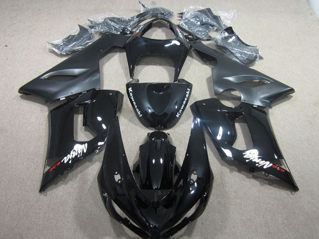 05-06 Schwarzer Ninja 636 ZX6R Motorrad Verkleidung