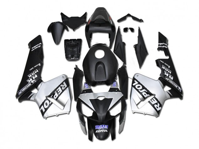 05-06 Silber Repsol Schwarz CBR600RR Motorrad Verkleidung