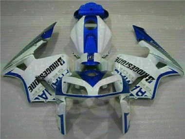05-06 Weiß Blau CBR600RR Motorrad Vollverkleidung