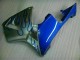 05-06 Weiß Blau Flamme CBR600RR Motorrad Verkleidung