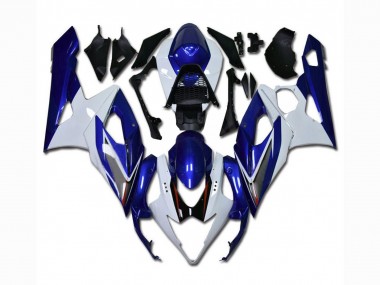 05-06 Weiß Blau GSXR 1000 Motorrad Vollverkleidung