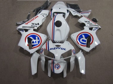 05-06 Weiß Blau Repsol CBR600RR Motorrad Verkleidung