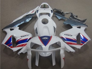 05-06 Weiß Blau Rot CBR600RR Motorrad Verkleidung