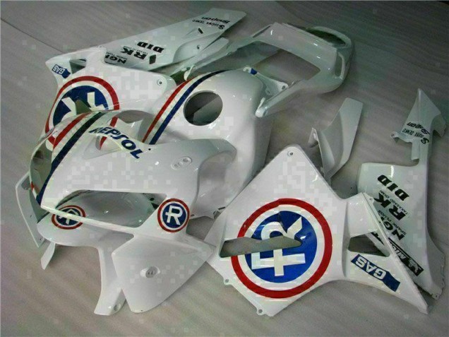 05-06 Weiß CBR600RR Motorrad Verkleidungen & Plastik
