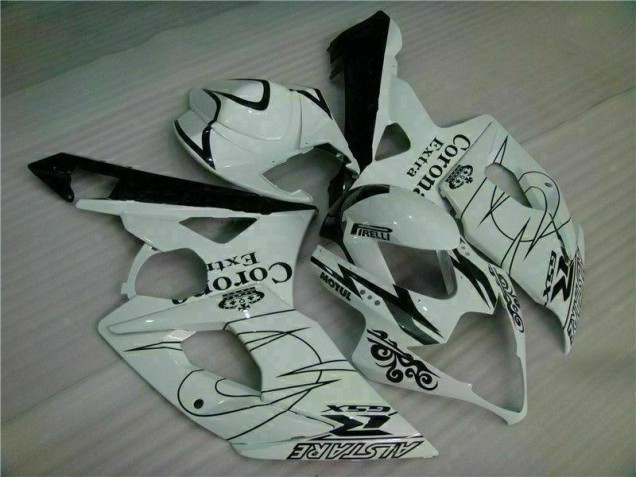 05-06 Weiß GSXR 1000 Motorrad Vollverkleidung