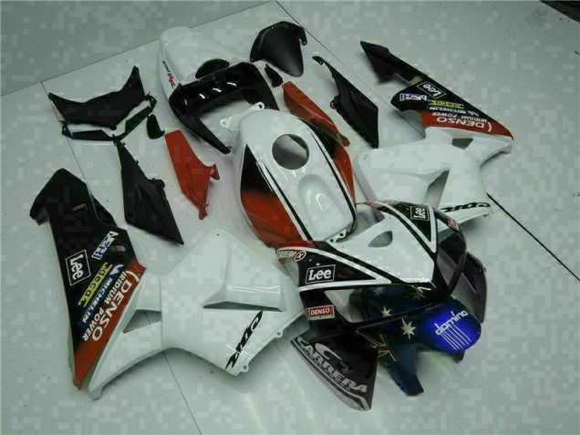 05-06 Weiß Rot Schwarz Lee CBR600RR Motorrad Verkleidung