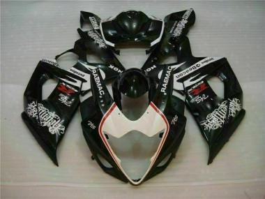 05-06 Weiß Schwarz GSXR 1000 Motorrad Verkleidungen