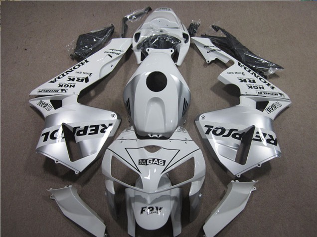 05-06 Weiß Schwarz Repsol CBR600RR Motorrad Verkleidungen