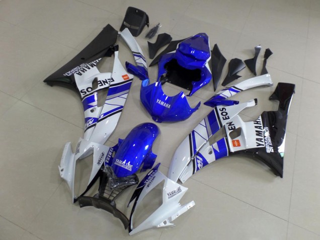 06-07 Blau Blau Weiß ENEOS YZF R6 Motorrad Verkleidung