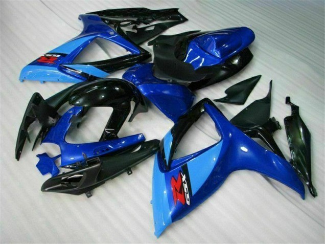 06-07 Blau GSXR 600/750 Motorrad Verkleidung Komplett Sets