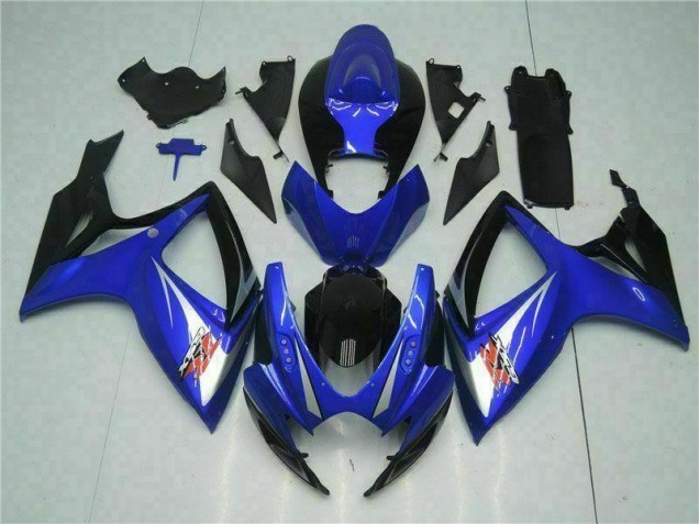 06-07 Blau GSXR 600/750 Motorradverkleidung Plastik Kits