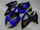 06-07 Blau Schwarz GSXR 600/750 Motorrad Verkleidung