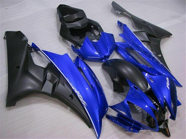 06-07 Blau Schwarz YZF R6 Motor Verkleidung