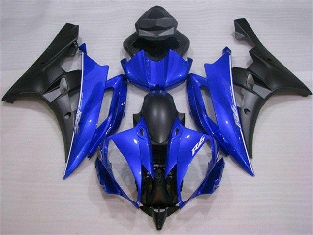 06-07 Blau Schwarz YZF R6 Motor Verkleidung