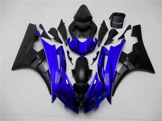 06-07 Blau Schwarz YZF R6 Motorrad Verkleidung Komplett Sets 06-07 Blau Schwarz YZF R6 Motorrad Verkleidung Komplett Sets