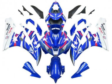 06-07 Blau Star Fiat YZF R6 Motorrad Verkleidung