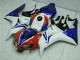 06-07 Blau Weiß CBR1000RR Motorrad Verkleidung 06-07 Blau Weiß CBR1000RR Motorrad Verkleidung