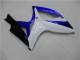 06-07 Blau Weiß GSXR 600/750 Motorrad Verkleidung Komplett Sets