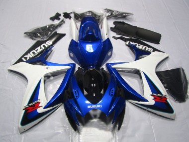 06-07 Blau Weiß GSXR 600 Motorrad Verkleidung