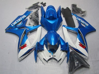 06-07 Blau Weiß GSXR 600 Motorrad Verkleidung & Plastik