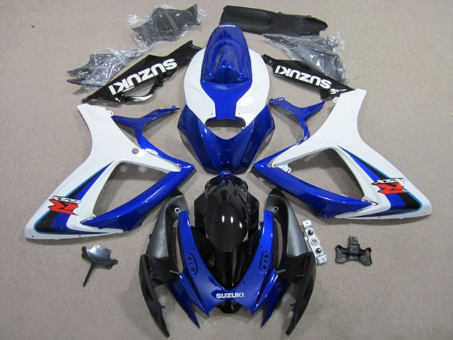 06-07 Blau Weiß GSXR 600 Motorrad Verkleidungen