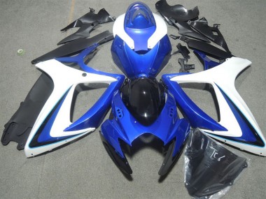 06-07 Blau Weiß ZX10R Motorrad Verkleidung