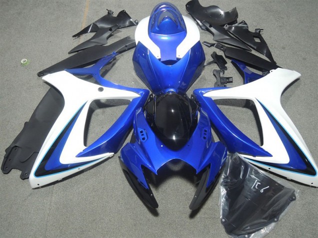 06-07 Blau Weiß ZX10R Motorrad Verkleidung