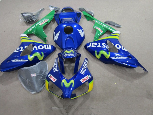 06-07 Blaus Movistar Castrol CBR1000RR Motorrad Verkleidung