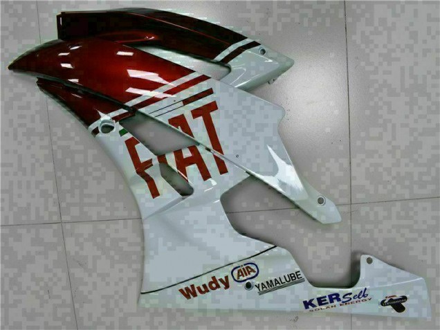 06-07 Braun Weiß YZF R6 Motorrad Verkleidung 06-07 Braun Weiß YZF R6 Motorrad Verkleidung