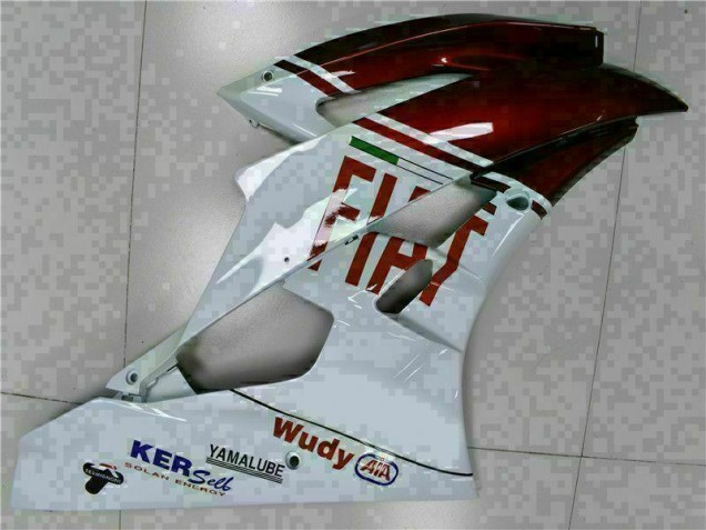 06-07 Braun Weiß YZF R6 Motorrad Verkleidung 06-07 Braun Weiß YZF R6 Motorrad Verkleidung