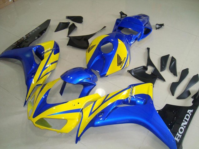 06-07 Gelb Blau Schwarz CBR1000RR Motorrad Verkleidung