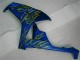 06-07 Gelb Flamme Blau CBR1000RR Motorrad Verkleidung