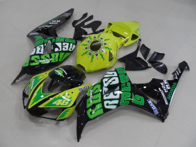 06-07 Gelb Grün Rossi CBR1000RR Motorrad Verkleidung