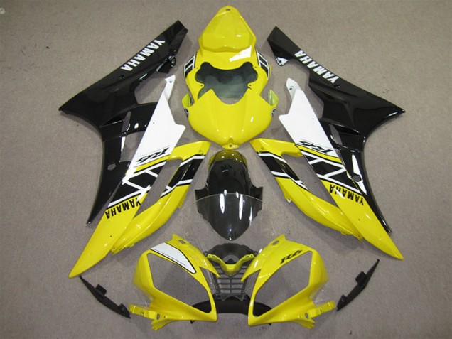 06-07 Gelb Schwarz Aufkleber YZF R6 Motorrad Verkleidung 06-07 Gelb Schwarz Aufkleber YZF R6 Motorrad Verkleidung