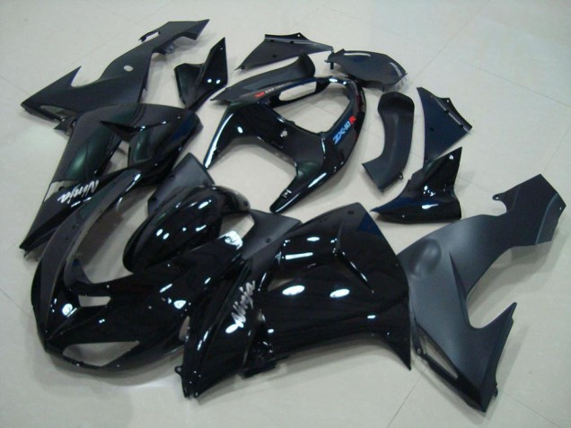 06-07 Glänzend Schwarz Matt Schwarz ZX10R Motorrad Verkleidung