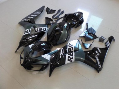 06-07 Grau Schwarz Repsol CBR1000RR Motorrad Verkleidung